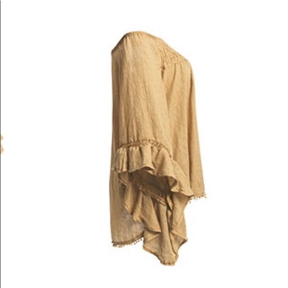 Boho Off The Shoulder Bell sleeve blouse - Picture 4 of 7